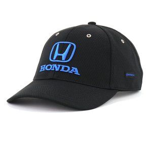 Honda Logo Embroidered Baseball Hat Black